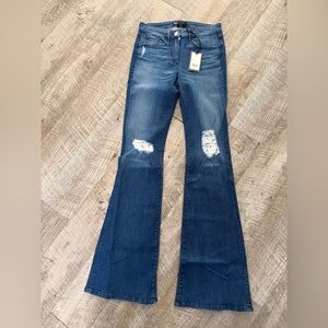 3X1 Bell Bottom Crete Lightly Distressed J…